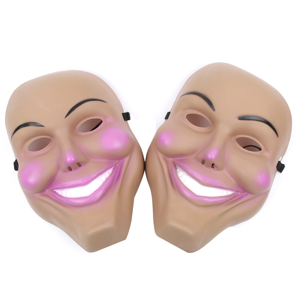 Led Purge Mask Halloween - 1 szt. Maska oczyszczająca Grin Halloween