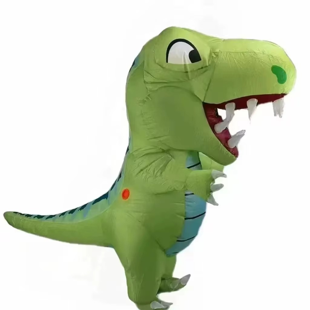 Inflatable Dinosaur Costume Adult - Kostium dmuchany dinozaura z grubą głową