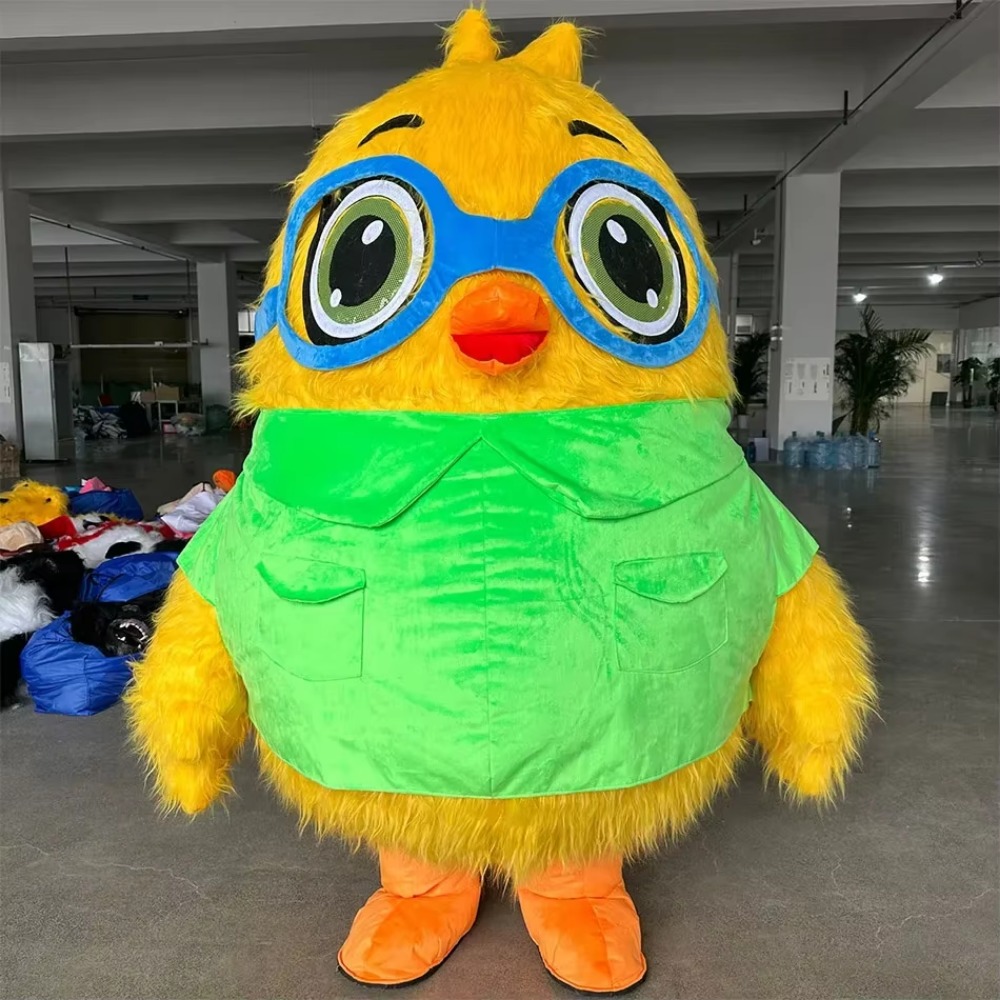 Costumes - Nadmuchiwany kostium ptaka w okularach, idealny