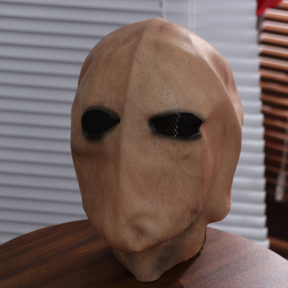 Latex Alien Mask Realistic - Maska Slendermana na Halloween, bez twarzy,