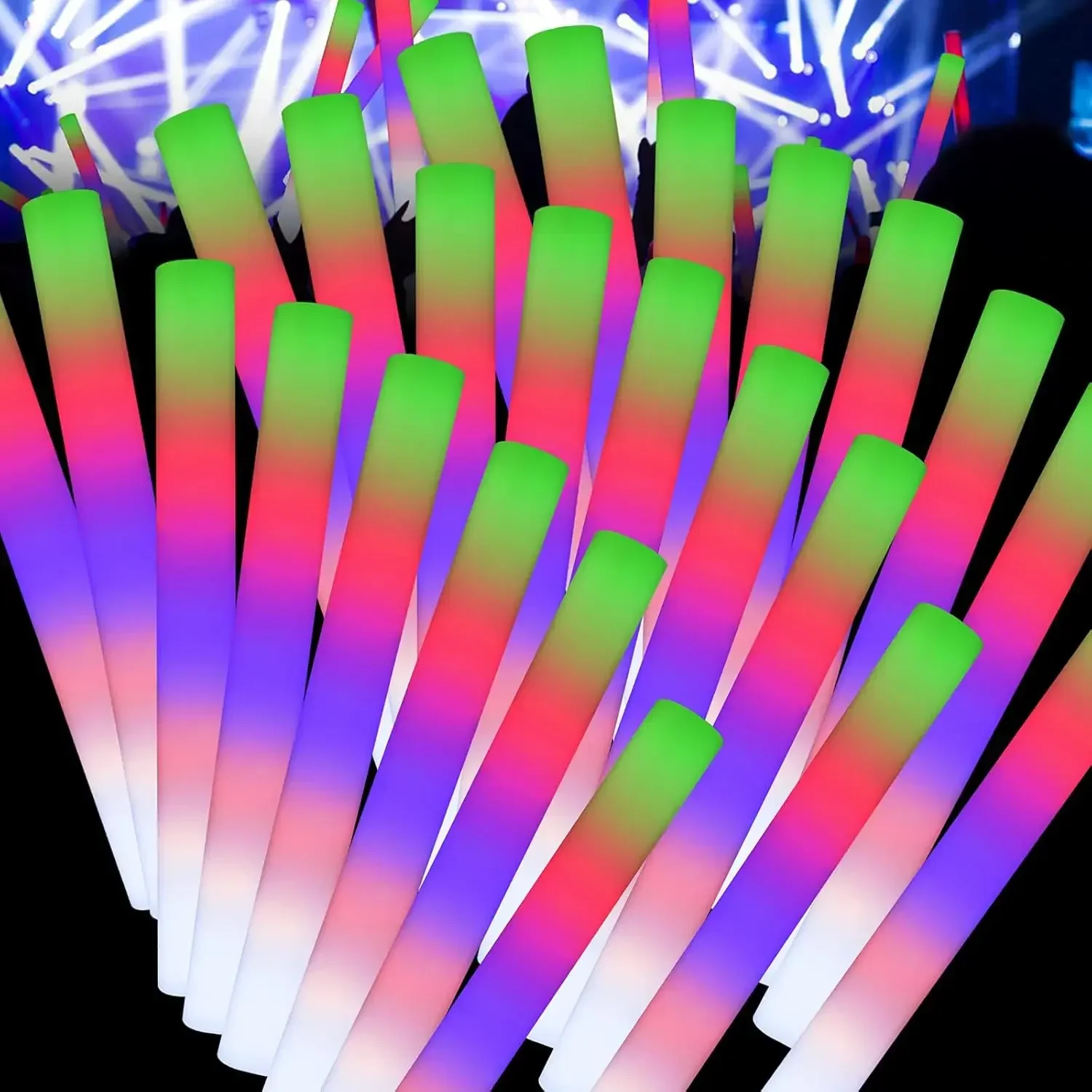 1Z-50PCS Świecące pałeczki pia – Flashing Led Foam Sticks Party recenzja i cena