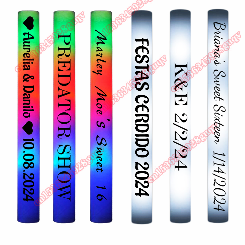 30Pcs LED Foam Sticks White Li – Flashing Led Foam Sticks Party recenzja i cena