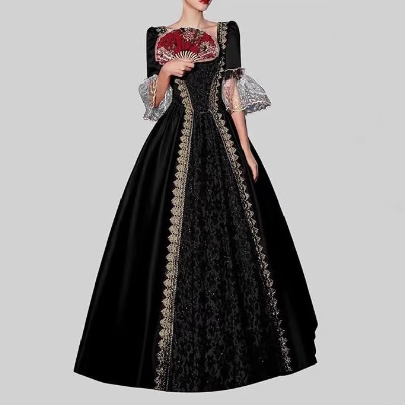 S‑5XL Damska Nowa Suknia Średn – Medieval Renaissance Dress Women recenzja i cena