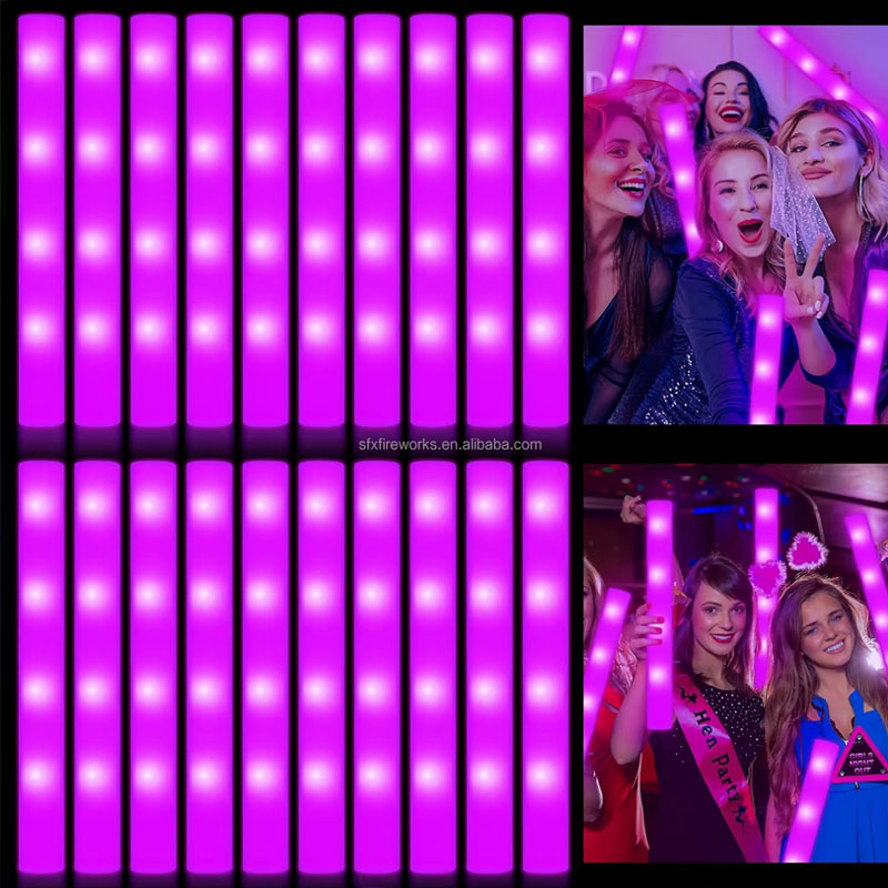 20 szt. Piankowe pałeczki świe – Flashing Led Foam Sticks Party recenzja i cena