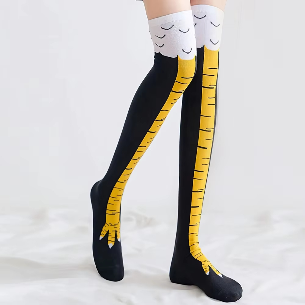 1 do 5 par damskich podkolanów – Funny Chicken Leg Socks recenzja i cena