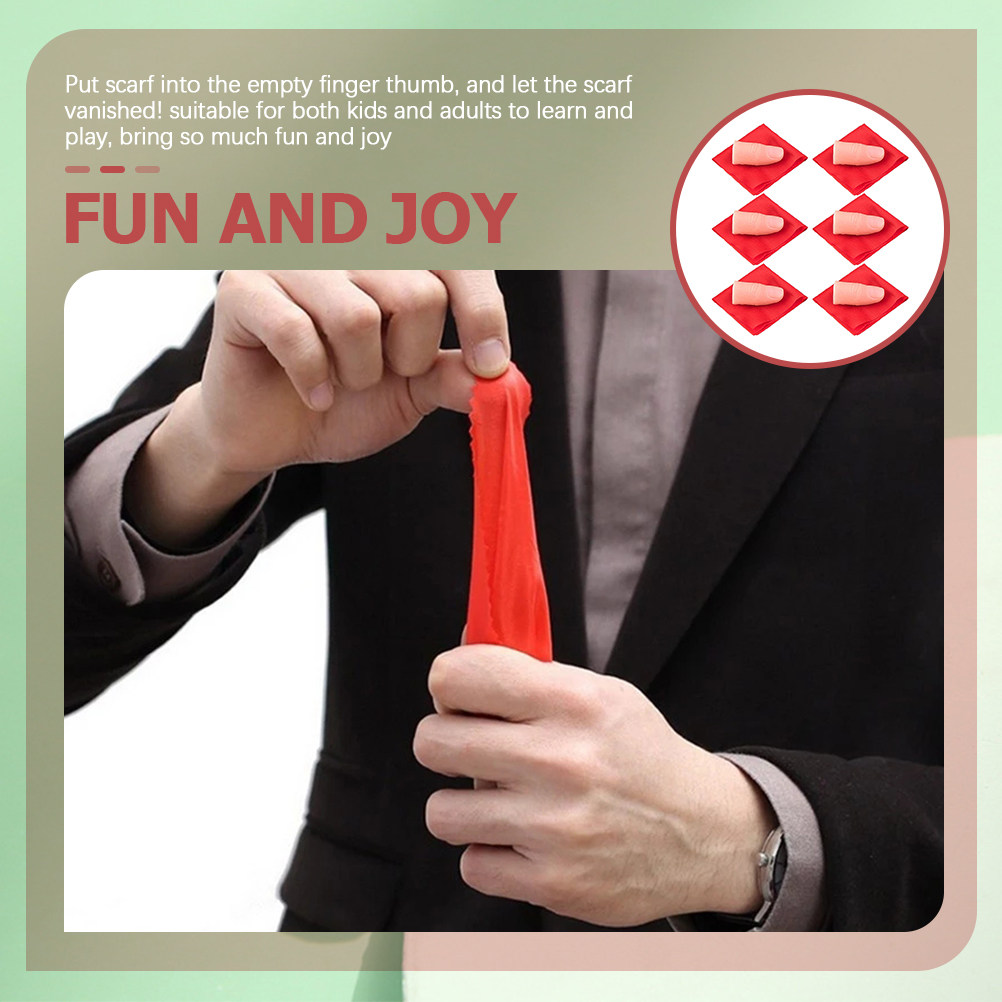 Zestaw 6 sztuk do magicznych t – Thumb Tip Magic Trick Set recenzja i cena