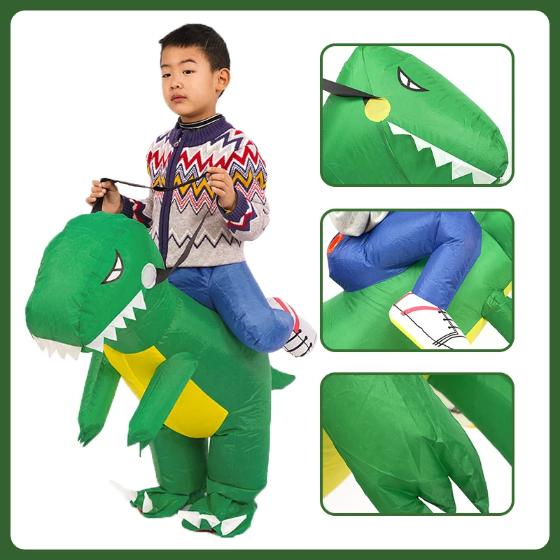 Dzieci Dorośli Nadmuchiwane di – Inflatable Dinosaur Costume Adult recenzja i cena