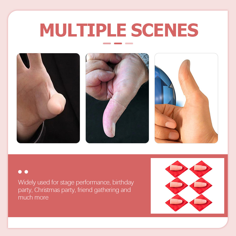 Zestaw 6 sztuk do magicznych t – Thumb Tip Magic Trick Set recenzja i cena