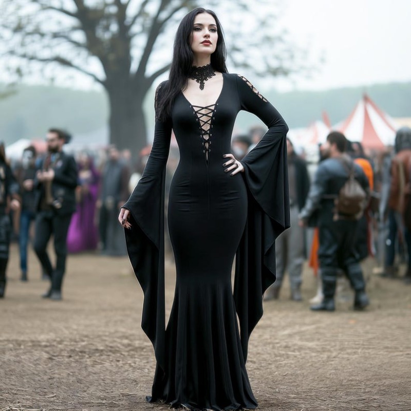 Średniowieczny Gotycki Strój W – Medieval Renaissance Dress Women recenzja i cena