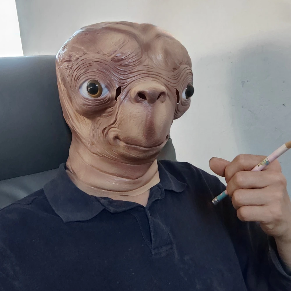 Maska na całą głowę z motywem  – Latex Alien Mask Realistic recenzja i cena