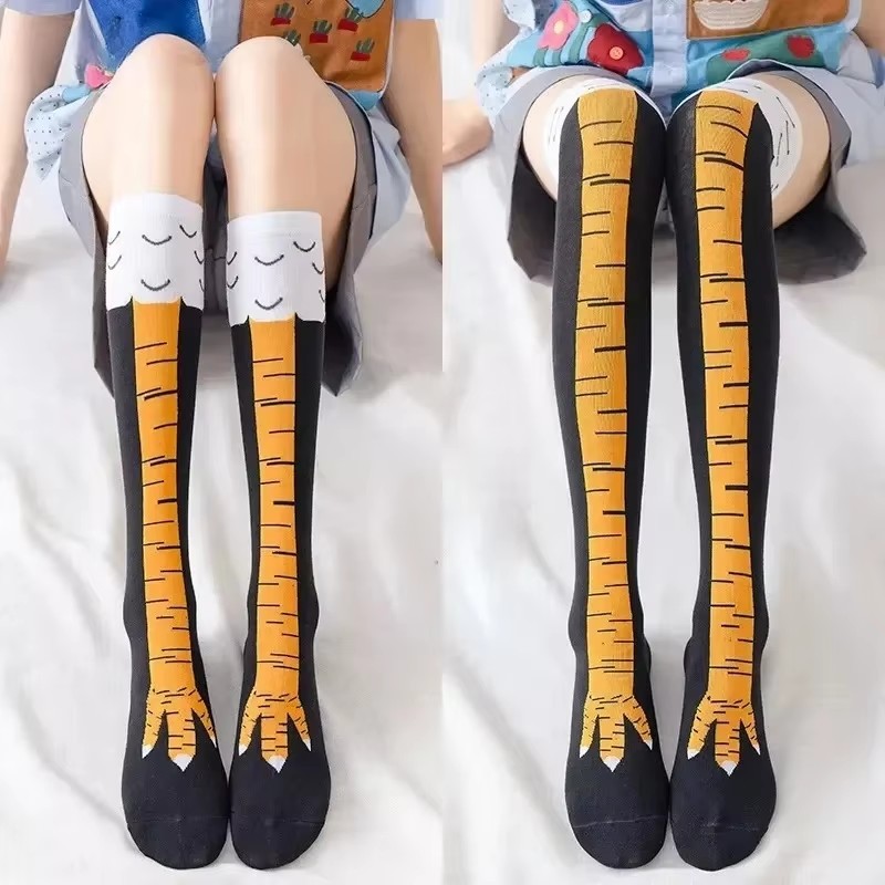 Śmieszne skarpetki damskie za  – Funny Chicken Leg Socks recenzja i cena