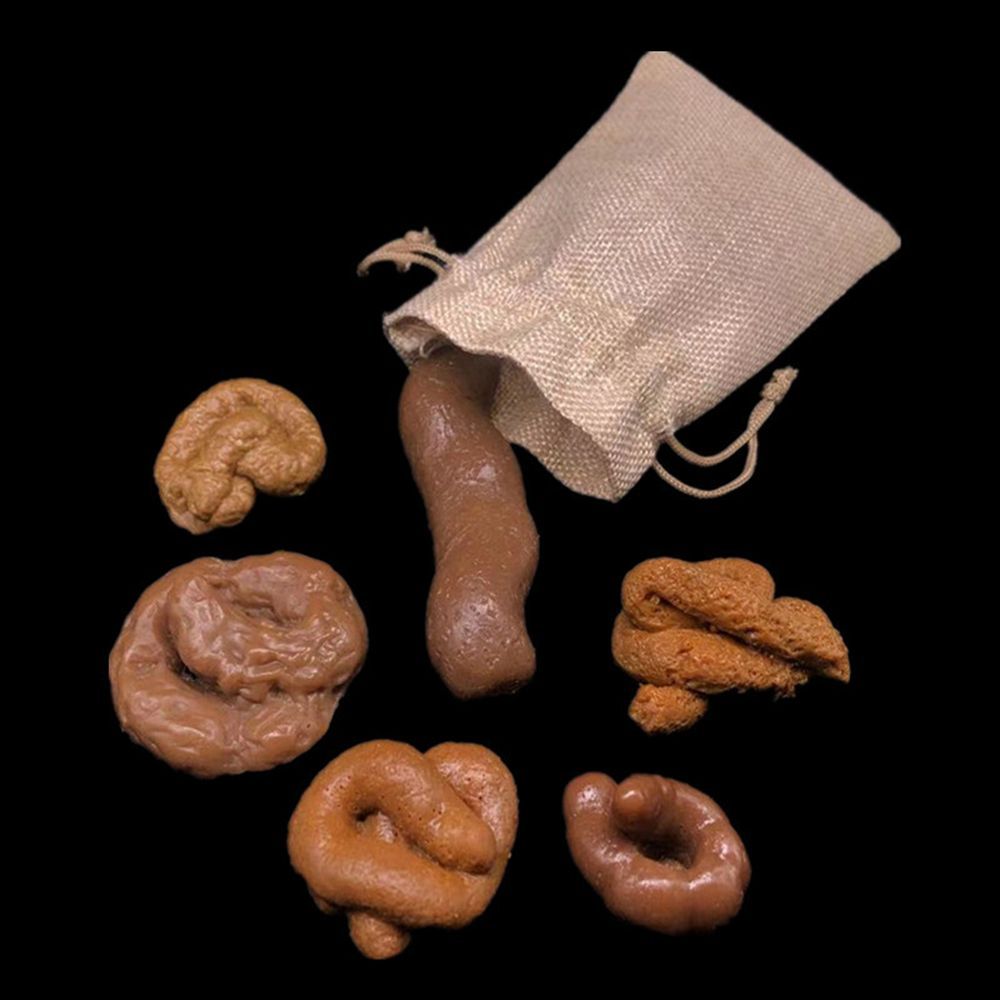 6 szt. Zabawne gadżety do żart – Fake Poop Gag Gift recenzja i cena