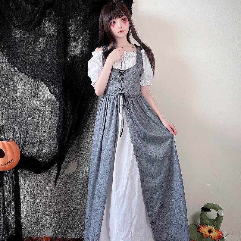 Damski średniowieczny kostium  – Medieval Renaissance Dress Women recenzja i cena