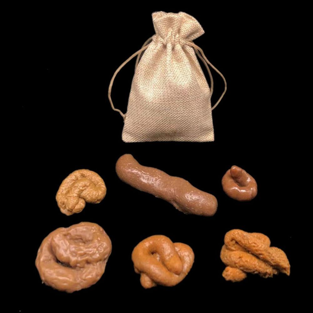6 szt. Zabawny antystresowy pr – Fake Poop Gag Gift recenzja i cena